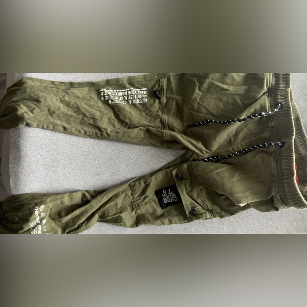 Mens small green joggers